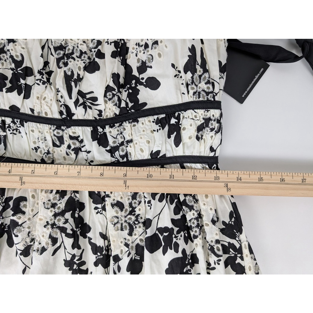En Saison Vivi Eyelet Floral Print Midi Dress Size S NWT Cottagecore Ascot Fairy - Picture 11 of 12